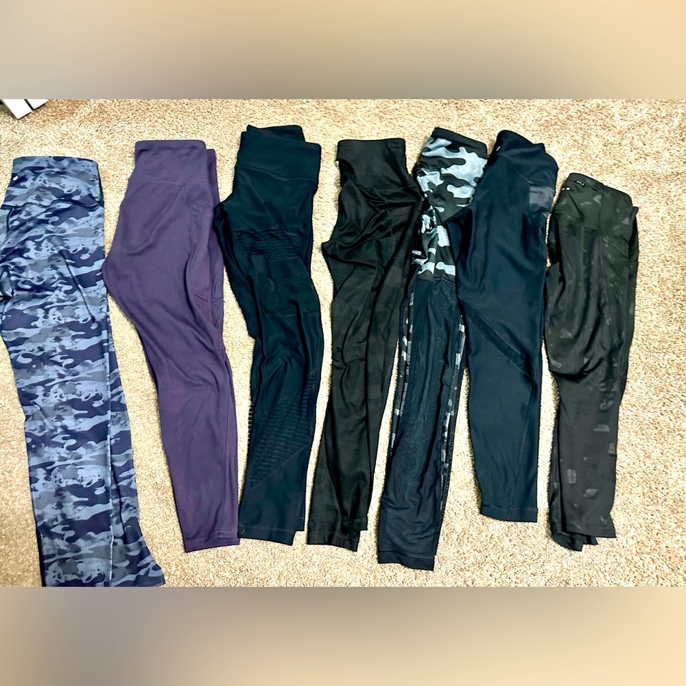 Womens athletic leggings pants RBX by Reflex 90 degree yogalicious lux Layers